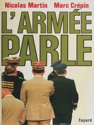 cover image of L'Armée parle